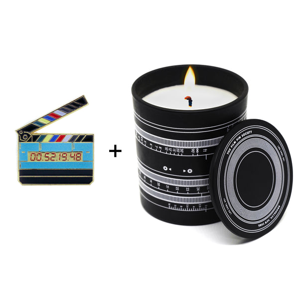 Cinema Lens Candle + Pin Set