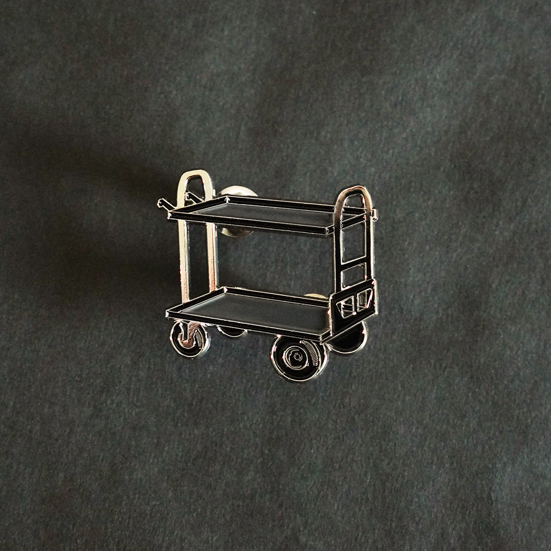 Film Cart Enamel Pin