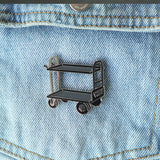 Film Cart Enamel Pin