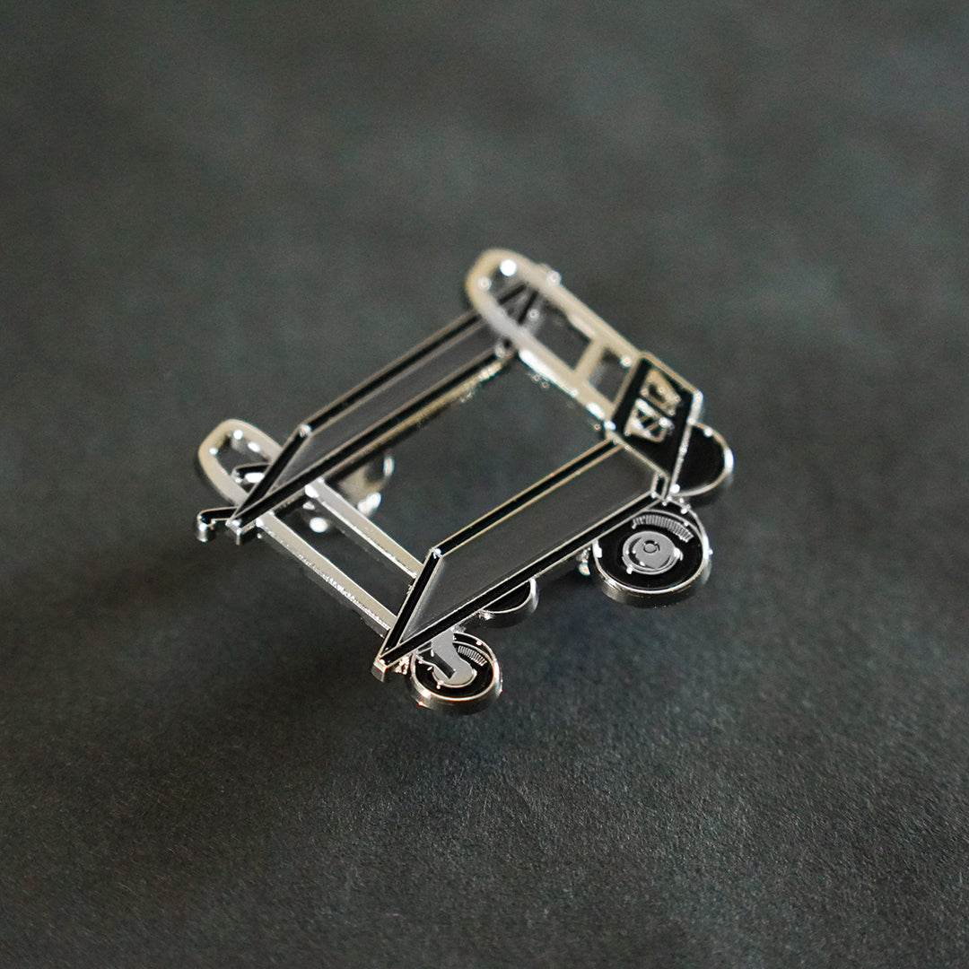 Film Cart Enamel Pin