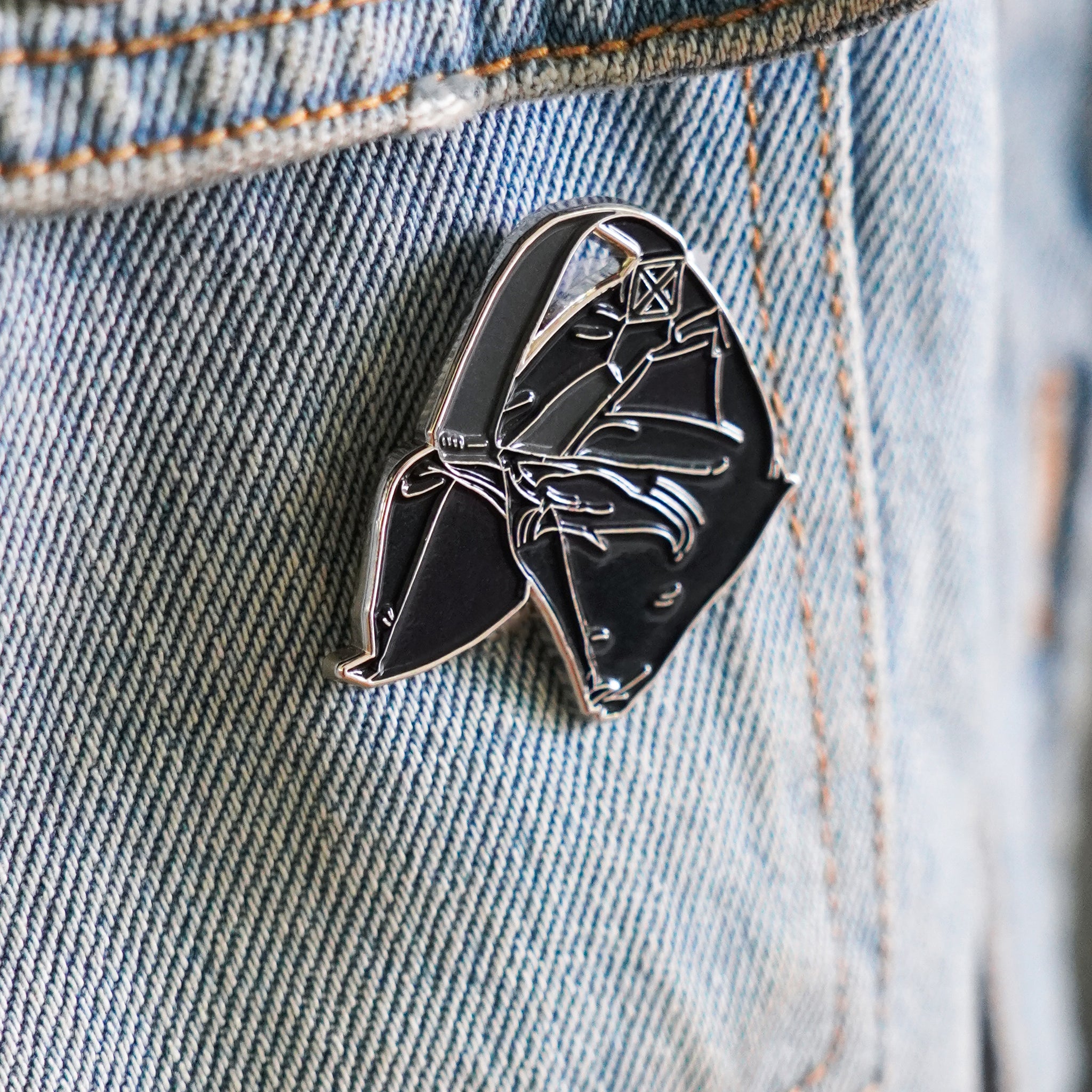 Sandbag Enamel Pin