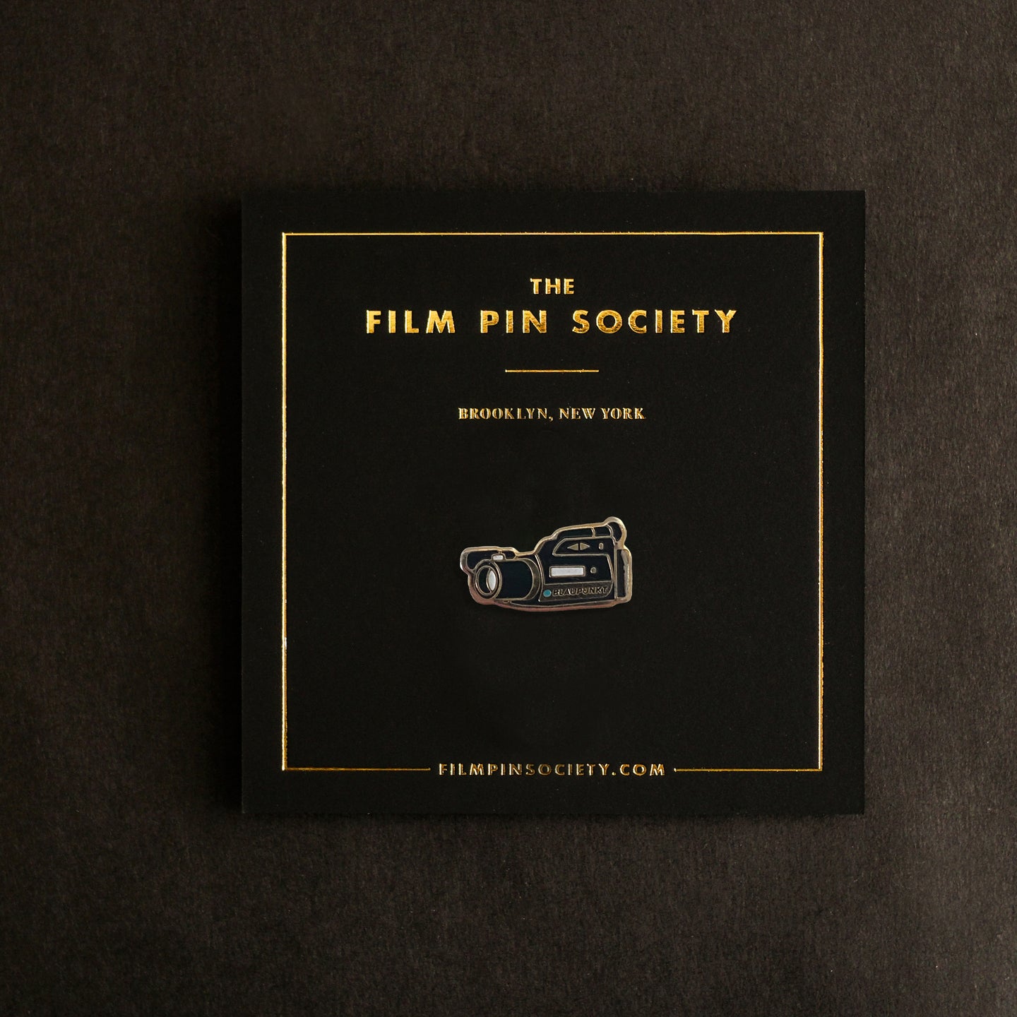 Vintage Black Handycam Pin