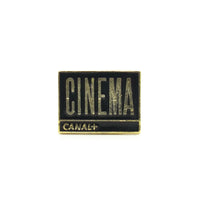 Vintage Cinema Canal Gold Pin