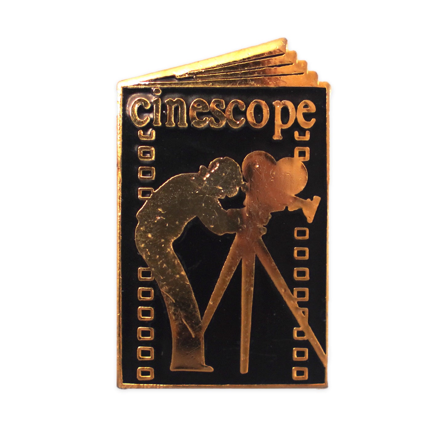 Vintage Cinescope Gold Pin