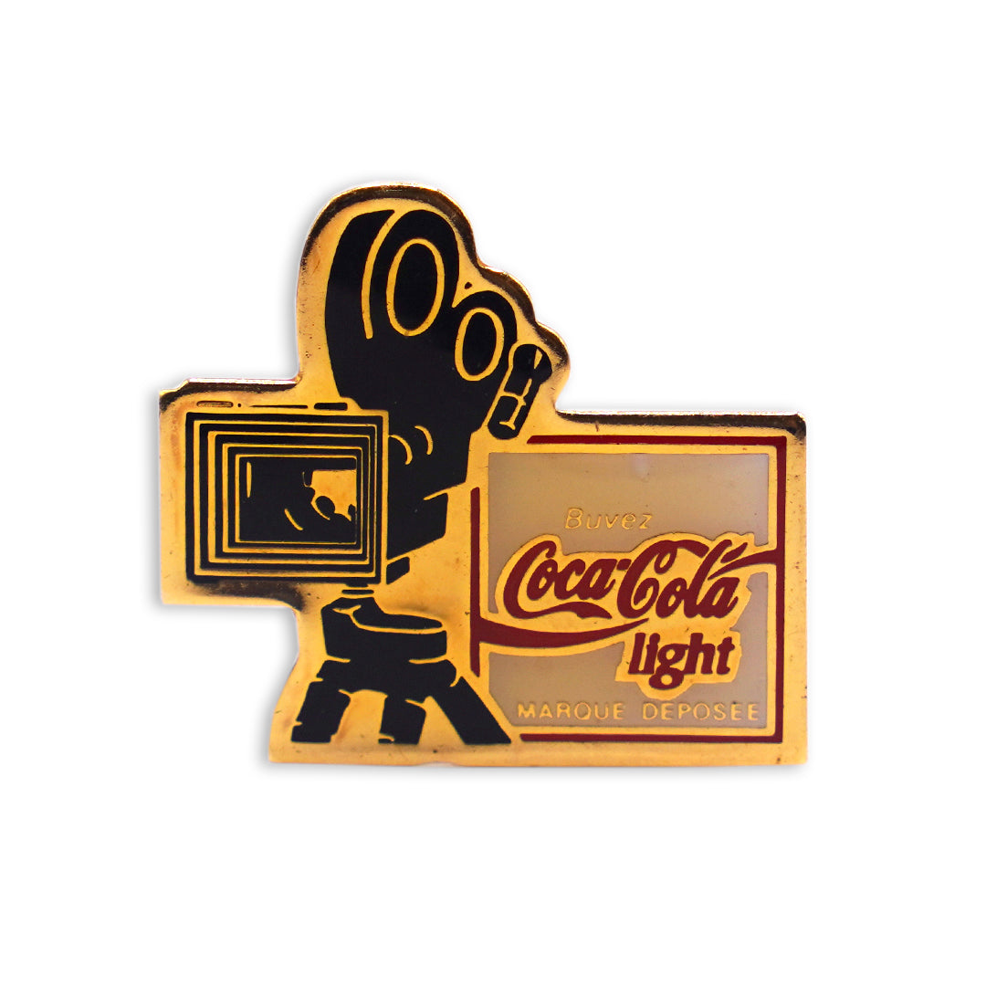 Vintage Coco Cola Camera Pin