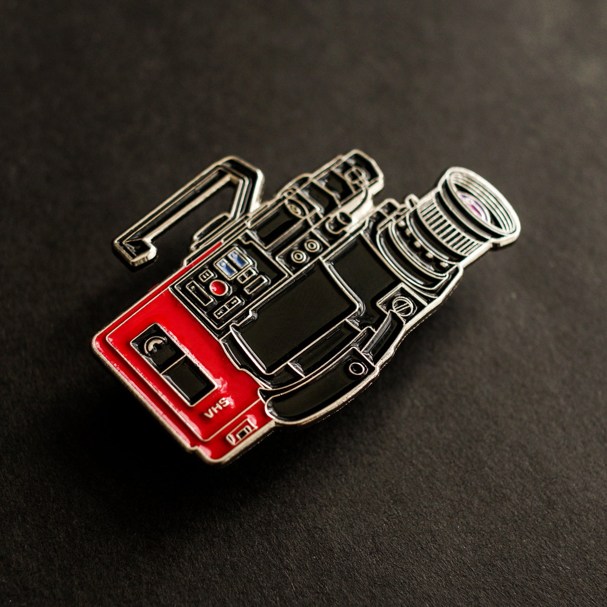 80s VHS Camera Enamel Pin