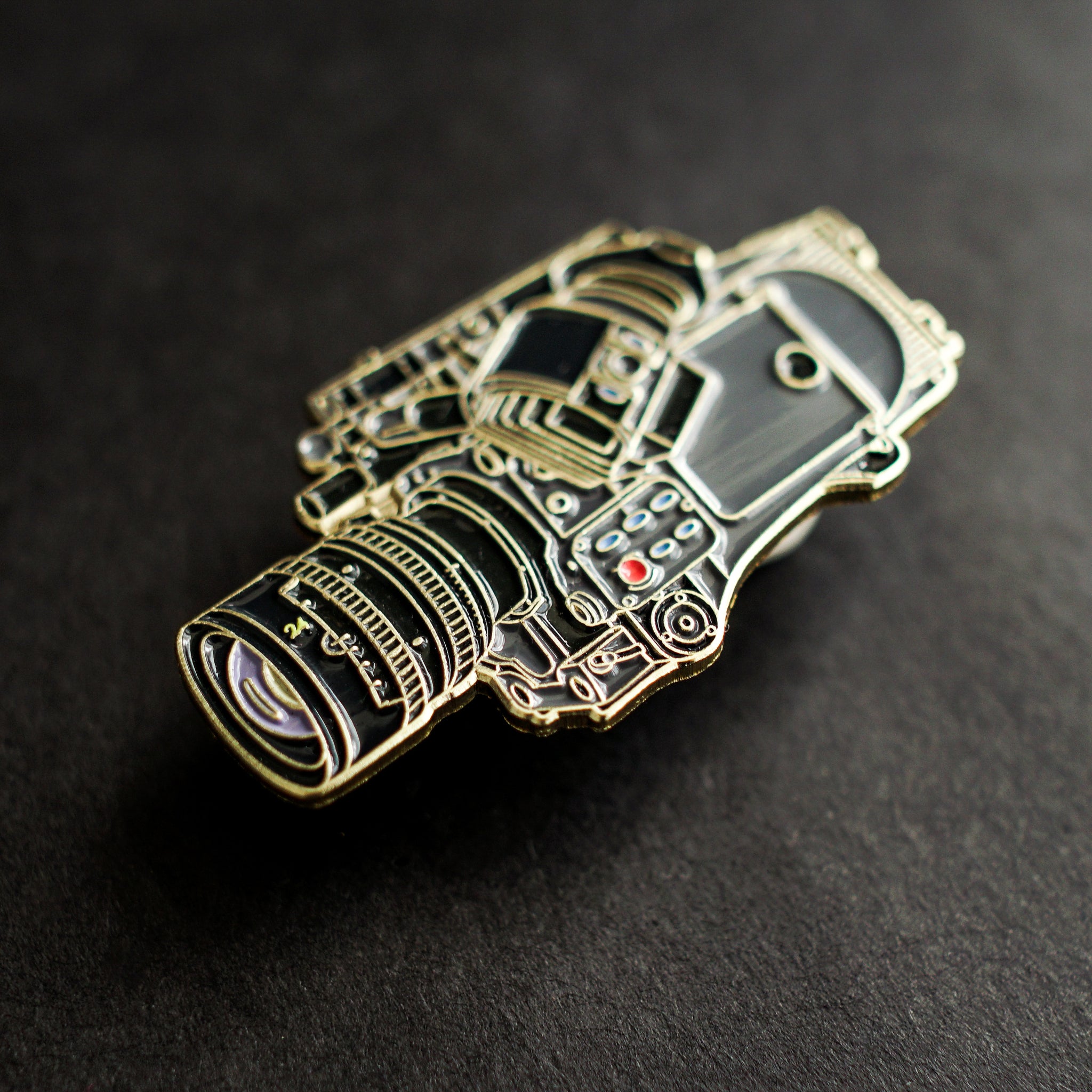 Cine Camera Enamel Pin