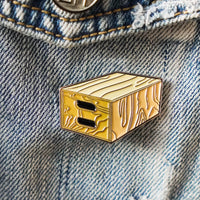 Apple Box Enamel Pin