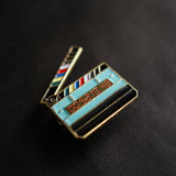 Timecode Slate Enamel Pin (Glow in the Dark)