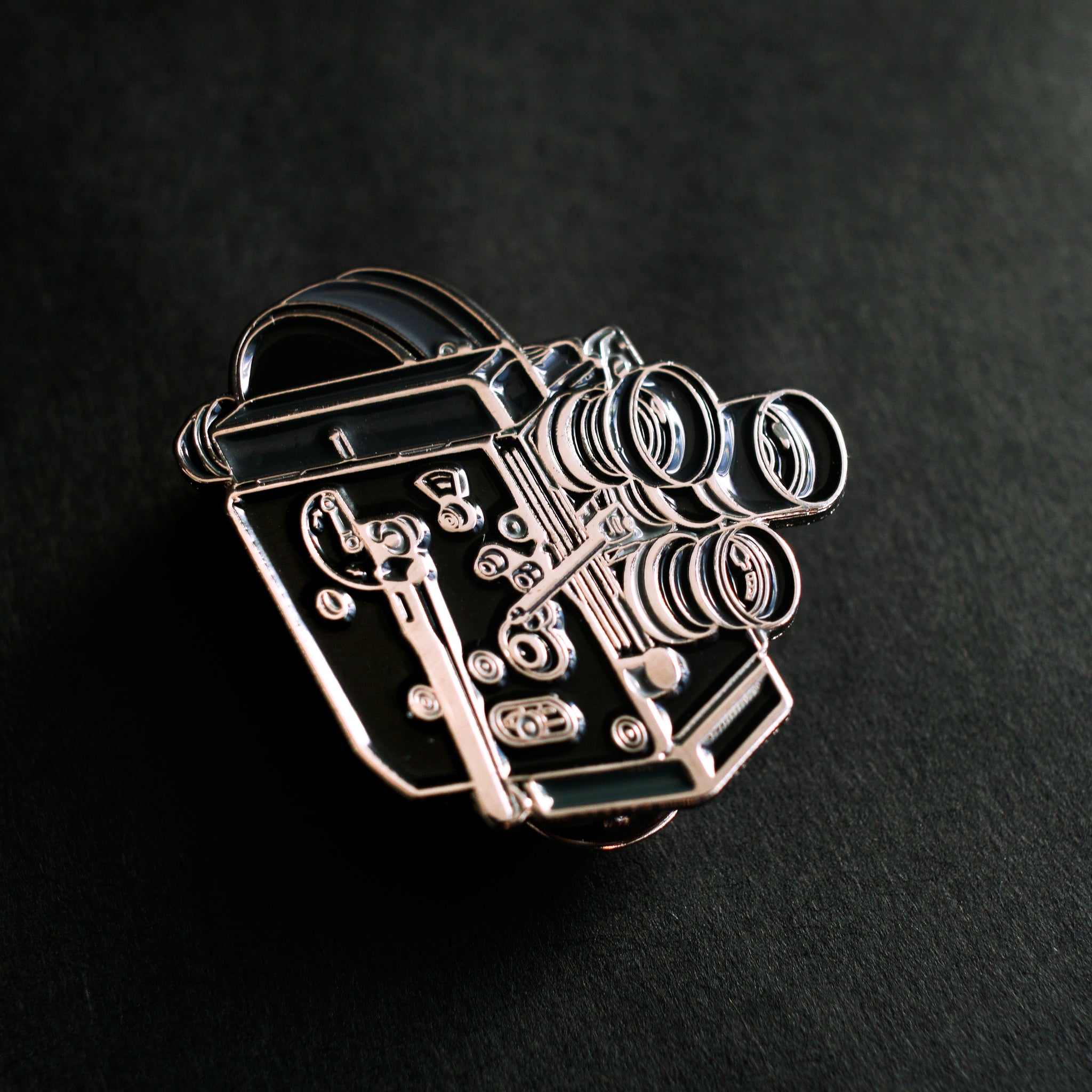 16mm Film Camera Enamel Pin