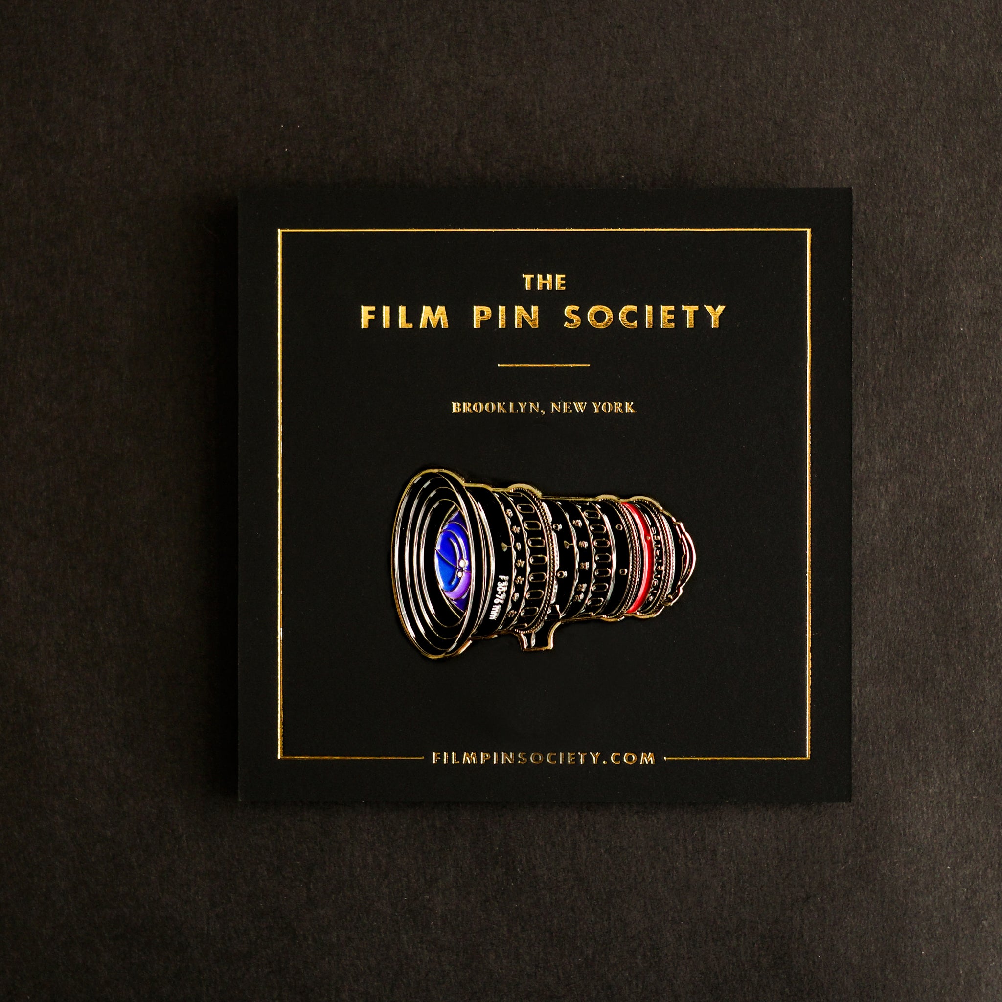 Cine Zoom Lens Enamel Pin